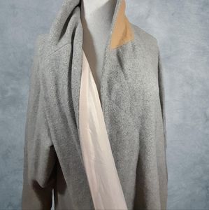 Asos Sz 4 Long Grey Winter Coat